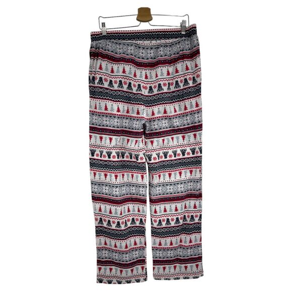 Polar Bear Pajama Pants Size Large Cuddl Duds Holiday Christmas Winter - Picture 2 of 9